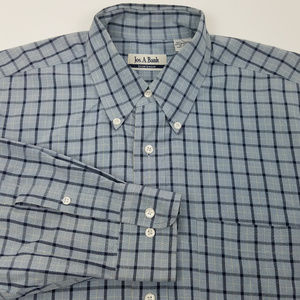 Jos A Bank Sportswear Mens Shirt Size Large Plaid